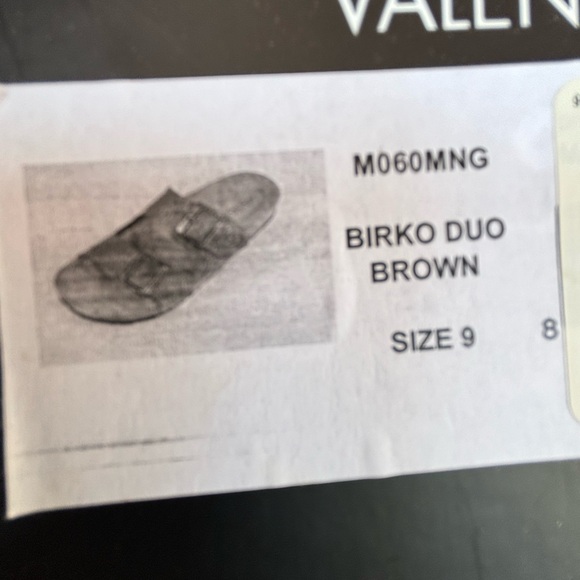 Valentino sandles Birko brown size 9 - Picture 5 of 10